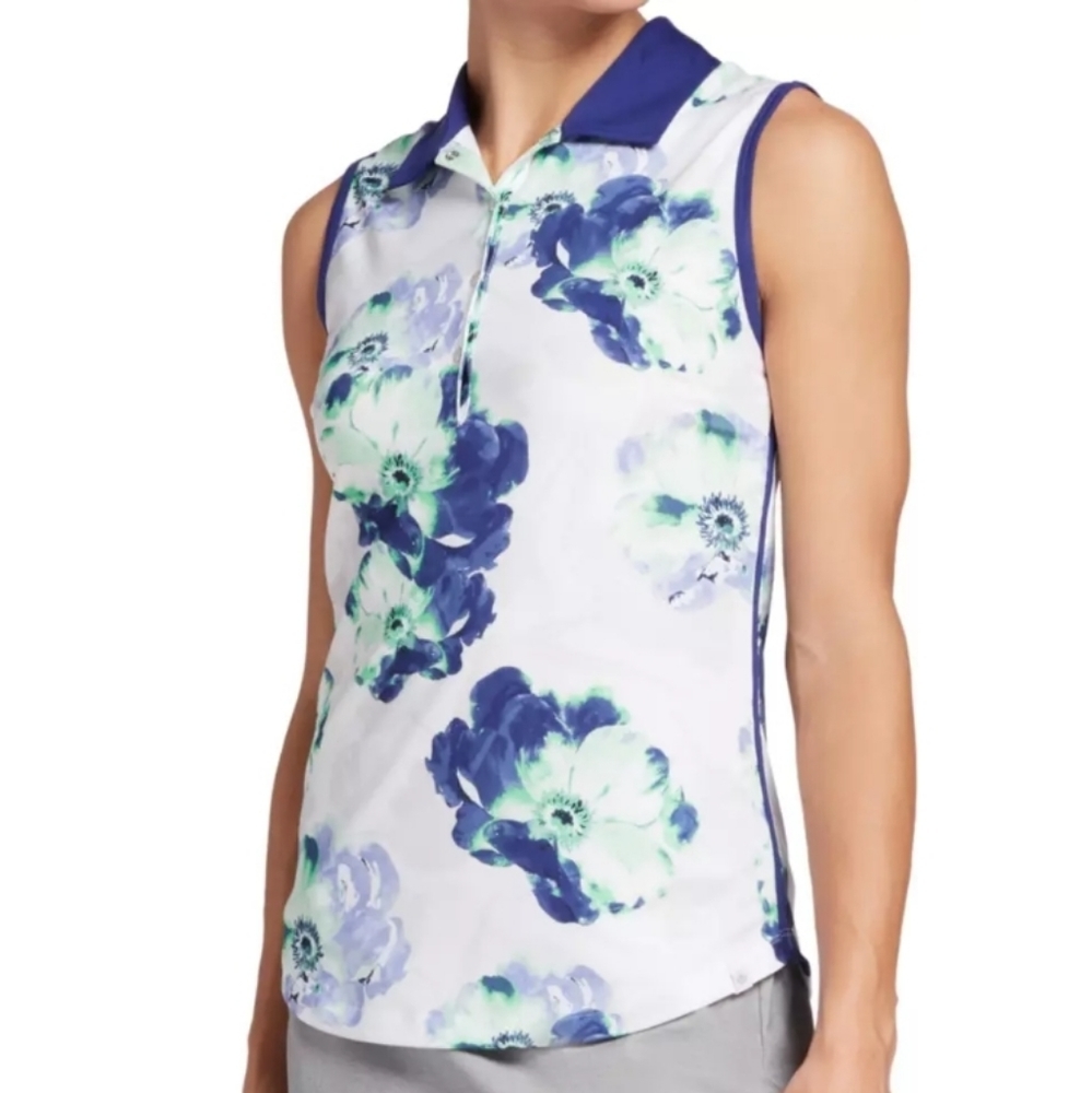 Lady Hagen Women's Size XS Golf Polo Tennis Sleeveless Printed Shirt Top